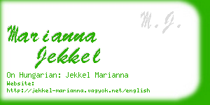 marianna jekkel business card